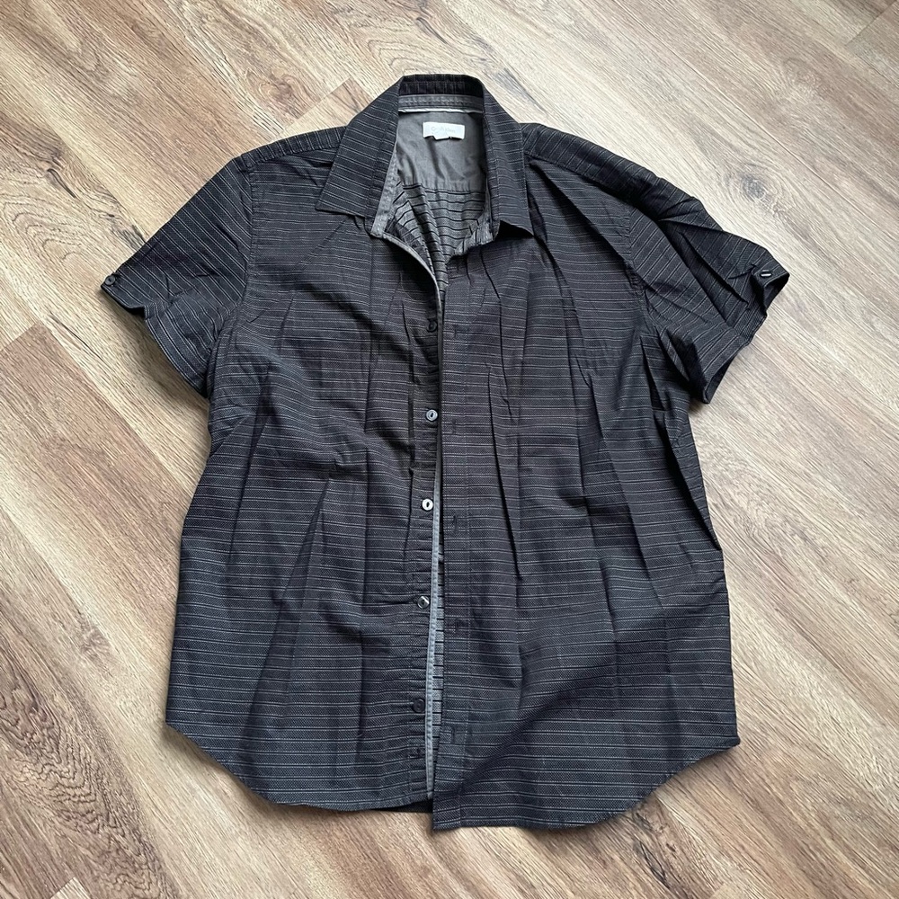 Calvin Klein Short Sleeve Dress Shirt for Men